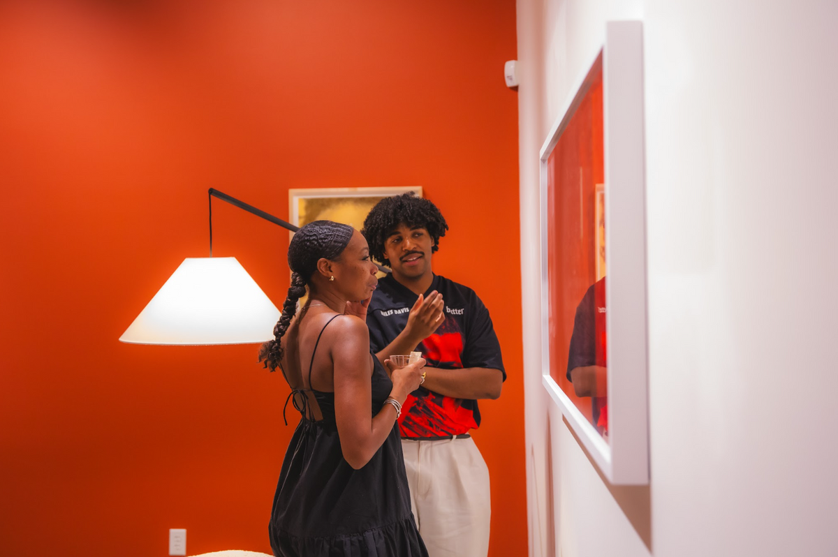 Good Black Art has staged twelve exhibitions since 2021, and none of them happened in a conventional gallery alone.
